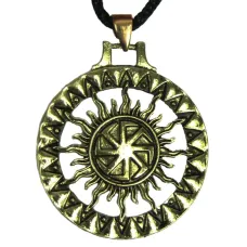 Амулет Коловрат 38х34 мм, металл A125-36