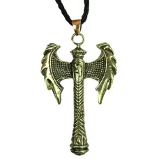 Амулет Секира Одина 54х34 мм, металл A125-44