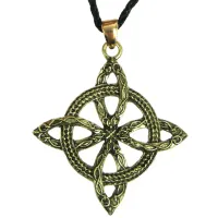 Амулет Кельтский Четырехлистник 43х39мм, металл A125-45