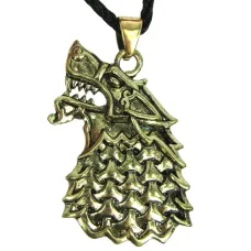 Амулет Волк 33х25мм, металл A125-54