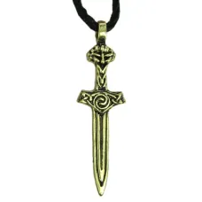 Амулет Меч Одина 45х12мм, металл A125-46