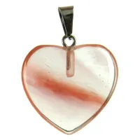 Амулет Сердце Халцедон 20мм A091-09