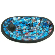 Подставка для благовоний Овал 13х21см керамика, стекло