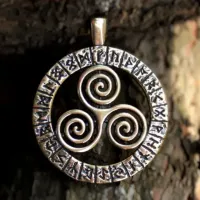 Трискель, бронза, 41*35мм (СП 027) BV07-27