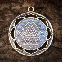 Шри Янтра, бронза, 40*35мм (СП 031) BV07-31