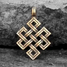 Узел Жизни, бронза, 43*28мм (СП 032) BV07-32