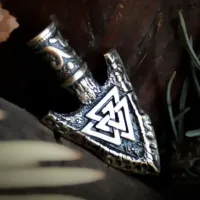 Копье Одина, бронза, 42*22мм (СП 036) BV07-36