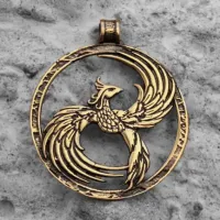 Феникс, бронза, 38*33мм (СП 042) BV07-42