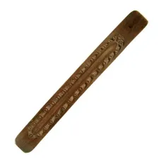 Подставка для благовоний Лыжа резная 26 см L040