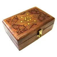 Шкатулка 15х10х6см в ассорт. L074