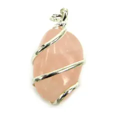 Подвеска Розовый кварц 2,5см R417-06