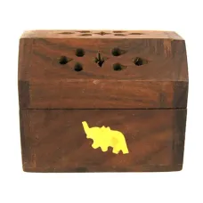 Подставка для благовоний конусных Пенал, дерево 8x5,4x6см WCH01