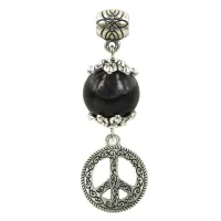 Амулет на Защиту от сглаза (Черный агат) и Примирение (Пацифик) CK150070