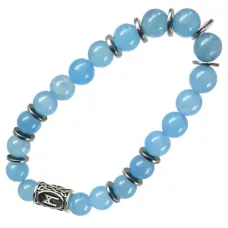 Браслет с бусиной Манназ, камень,8мм BA11AR20-20