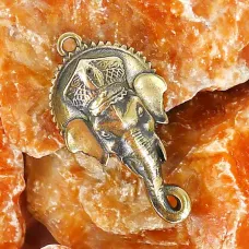 Кулон Ганеша, бронза, 35*44мм (П 004) BV08-04