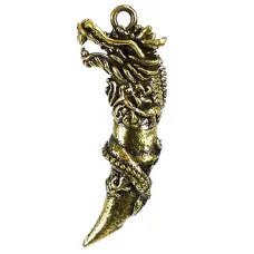 Амулет Дракон 50мм, бронза KB01-31