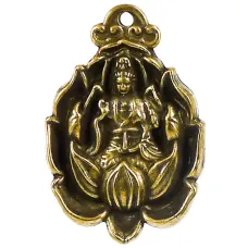 Амулет Гуаньинь 37мм, бронза KB01-33