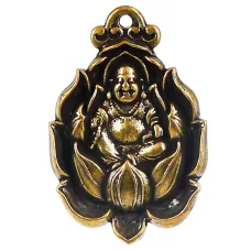 Амулет Хотэй 37мм, бронза KB01-34