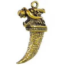 Амулет Дракон 42мм, бронза KB01-43