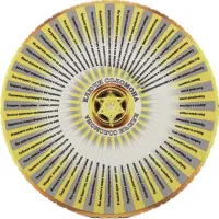 Диагностическая доска для маятника Ключи Соломона , круглая, ХДФ, 27 см доск10