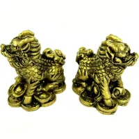 Цылинь (пара) фигурки 6х5см, полистоун E074-1