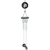 Музыка ветра Инь-Ян, 6 трубочек, 55 см, металл K140-28