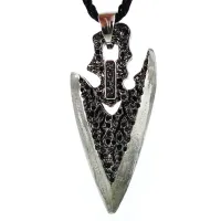 Амулет Наконечник стрелы 45х20мм, металл A121-82