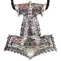 Амулет Молот Тора 44х40мм, металл A121-87