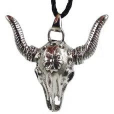 Амулет Череп Буйлова 45х48мм, металл A121-89