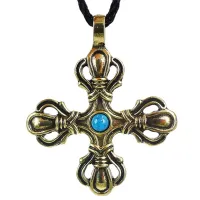 Амулет Ваджра 44х35мм, металл A125-68