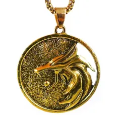 Амулет Волк 35х37мм, металл A125-81