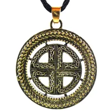 Амулет Узел защиты викингов 34х38мм, металл A125-85