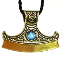 Амулет Секира Перуна 29х40мм, металл A125-90