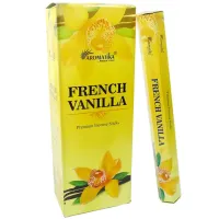Благовония шестигранники масала Aromatika French Vanilla ФРАНЦУЗСКАЯ ВАНИЛЬ блок 6 штук