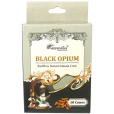 Благовония пуля Aromatika Black Opium ЧЁРНЫЙ МАК ( стелющийся дым ) масала
