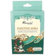Благовония пуля Aromatika Positive aura ПОЗИТИВНАЯ АУРА ( стелющийся дым ) масала