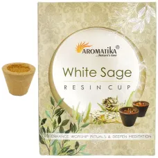Благовония чаша с ароматической смолой White Sage БЕЛЫЙ ШАЛФЕЙ