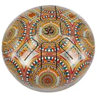 Лепестковый барабан (Глюкофон) 25х17см, металл HD102