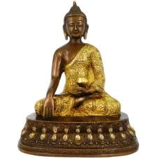 Будда статуэтка бронза 280*223*143мм IB01-09