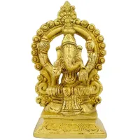 Ганеша статуэтка бронза 142*88*60мм IB03-03
