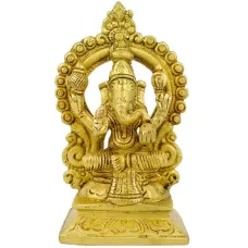 Ганеша статуэтка бронза 142*88*60мм IB03-03