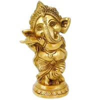 Ганеша статуэтка бронза 142*75*56мм IB03-09