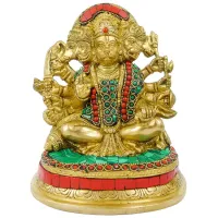 Хануман статуэтка бронза 180*133*133мм IB06-01