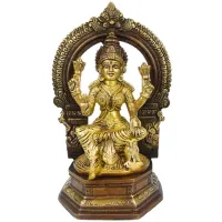 Лакшми статуэтка бронза 245*130*92мм IB10-01