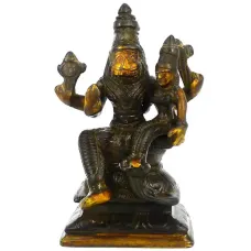 Нарасимха и Лакшми статуэтка бронза 115*75*50мм IB12-01