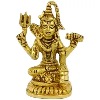 Шива статуэтка бронза 79*58*39мм IB17-05