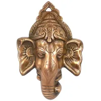 Панно Ганеш 20х14см, силумин L097-04