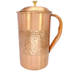 Кувшин для настаивания медной воды d-11см h-22см v-1600мл, медь DSH2006
