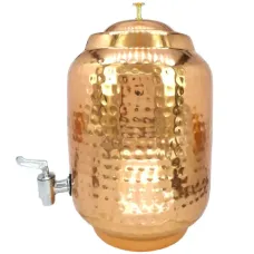 Бочонок для настаивания медной воды с краником d-18см h-27см v-5000мл, медь DSH306