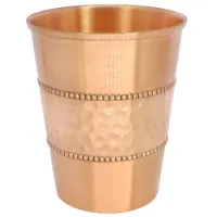 Стакан для настаивания медной воды d-7,5см h-9см v-250мл, медь DSH739